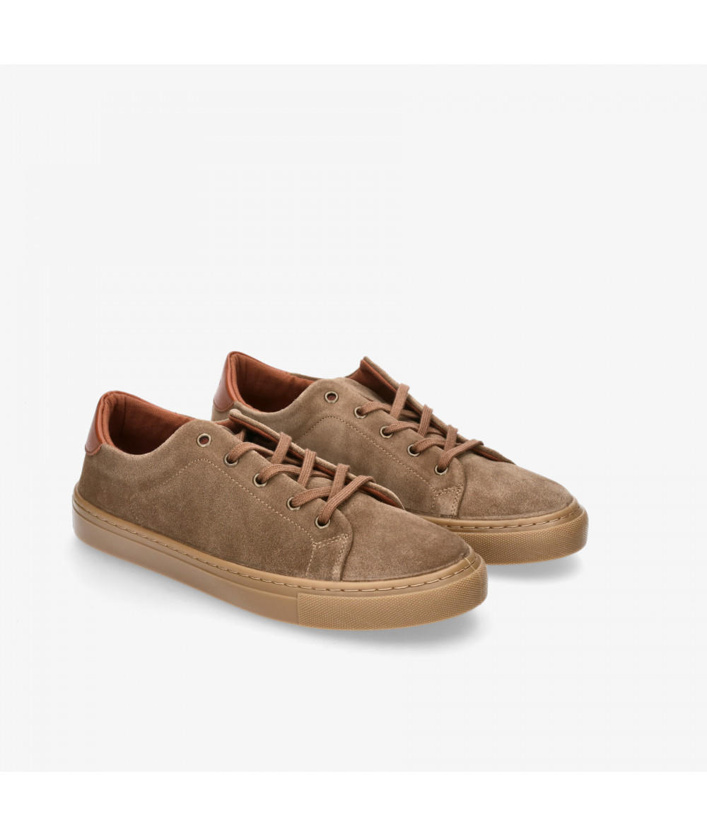 Deportivos bloom&you  CHLOE MAN en serraje taupe Deportivos bloom&you  CHLOE MAN en serraje taupe