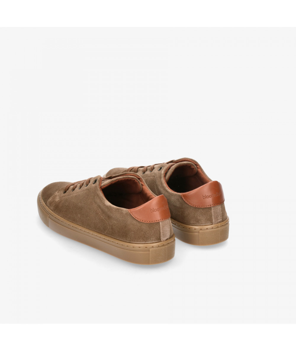 Deportivos bloom&you  CHLOE MAN en serraje taupe Deportivos bloom&you  CHLOE MAN en serraje taupe
