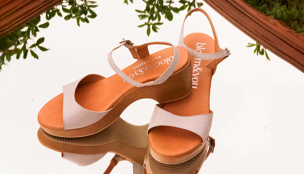 sandalias con plataforma y tacon de vestir de la marca bloomandyou